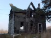 Scattered abandoned dwellings