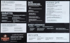 Breakfast Menu posted February 7, 2025