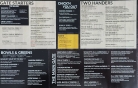 Lunch and Dinner Menu posted February 7, 2025