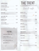Menu posted March 11, 2025