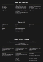 Build Your Own Pizza  Panzerotti Wings & Pizza Com