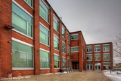 Riverside Silk Mill Built on the Grand River in Cambridge (then Galt) by the brothers D. and E. McCormick in 1919.